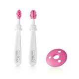 Kit de Higiene Oral "Little White Teeth" 3 Estágios de Limpeza Rosa - Multikids Baby