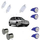 Kit de Lampadas Led Azul Neon Golf Sapão 99 A 2017 Placa Teto - Mfl