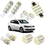 Kit de Lampadas Led Gol Voyage G4 G5 G6 G7 Pingo Teto Placa Ré - Mfl