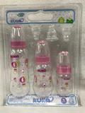 Kit de mamadeira kuka natural orto rosa
