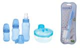 Kit de mamadeiras kuka, porta leite em po e lavador az