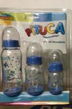 Kit de mamadeiras pituca azul