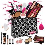 Kit de Maquiagem Completo Ruby Rose Luisance Fenzza Paleta 18 Cores Ruby Rose