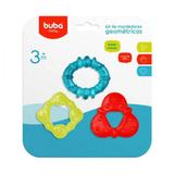 Kit de Mordedores com Água Geométricos - Buba
