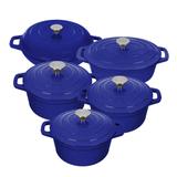 Kit de Panelas Azuis Stex Cookware - Modelo 2019