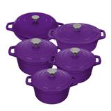 Kit de Panelas Roxa Stex Cookware - Modelo 2019