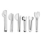 Kit de Pegadores Tramontina Inox Utility 6 Peças 6 Peças Santista - 6 Peças - Prateado