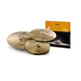 Kit de Pratos Stagg AXK-SET HI HAT 14 Crash 16 Ride 20 - PT0034 - Stagg music