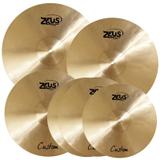 Kit de Pratos Zeus Custom Set E 10" 14" 16" 18" 20"