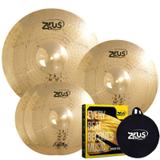 Kit de Pratos Zeus Evolution Set C 14" 16" 20"