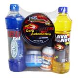 Kit de produtos para limpeza de carro 5 em 1 + esponja grátis - Atef