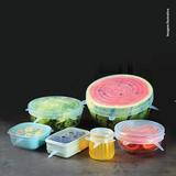 Kit de Tampas de Silicone com 6 Tamanhos - Uny home