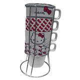 Kit De Xícaras Hello Kitty 5 Peças - Urban
