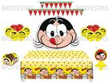 Kit Decoração de Festa Magali * Painel + Toalha de mesa + Faixa + 25 Balões + 40 Forminhas + Vela - Festcolor