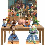 Kit decoração de festa totem display 8pçs+painel- Toy Story - Inove adesivos