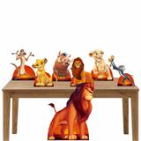 Kit decoração de festa totem e display 7peças - O Rei Leão - Inove adesivos