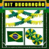 Kit Decoração Escritório Grande 7 itens Brasil - Festabox