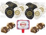 Kit Decoração Festa De Boteco * 40 Forminhas P/ Doces + Vela + 25 Balões - Festcolor