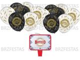 Kit Decoração Festa De Boteco * Vela P/ Bolo + 25 Balões - Festcolor
