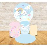 Kit Decoração Mini Table Chuva de Amor Trio - Fabrika de festa