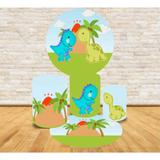 Kit Decoração Mini Table Dino Vulcão - Fabrika de festa