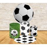 Kit Decoração Mini Table Futebol Campo e Bola - Fabrika de festa