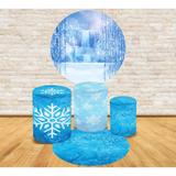 Kit Decoração Mini Table Inverno Gelo - Fabrika de festa