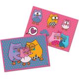 Kit Decorativo Cartonado Bubu e as Corujinhas Festcolor - Festabox