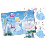Kit Decorativo Cartonado Cinderela - Festabox