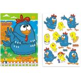 Kit Decorativo Cartonado Galinha Pintadinha - Festabox