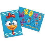 Kit Decorativo Cartonado Galinha Pintadinha Festcolor - Festabox