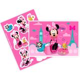 Kit Decorativo Cartonado Minnie Rosa - Festabox