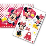 Kit Decorativo Cartonado Minnie Vermelha Regina Festas