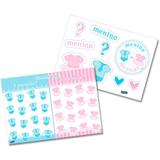Kit Decorativo Chá de Revelação Festcolor - Festabox