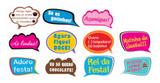 Kit Decorativo Plaquinhas Divertidas Kids Mod.16 11 itens Duster