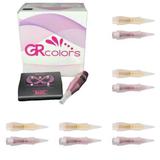Kit Dermógrafo Gr Basic Rosa e 10 Agulhas de 1 ponta - Gr colors