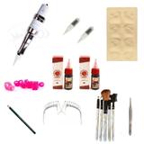 Kit Dermógrafo Orquídea Flox para Micropigmentação + Acessórios