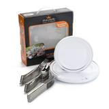 Kit Descartáveis de Luxo para 10 Pessoas - Festa box