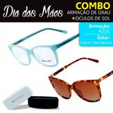 Kit Dias das Mães Óculos de Sol e Armação de Óculos de Grau Kallblack