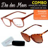 Kit Dias das Mães Óculos de Sol e Armação de Óculos de Grau Kallblack