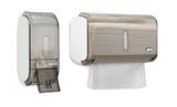 Kit Dispenser Papel Toalha + Saboneteira Premisse Urban Compacta Fume