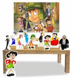 Kit Display Chaves - Chiquinha Com 10 Peças + Painel - X4adesivos