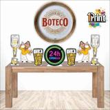 Kit Display Decorativo Festa Boteco - 9 Peças - 1 print