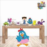 Kit Display Decorativo Festa Galinha Pintadinha - 9 Peças - 1 print