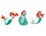 kit Display festa A Pequena Sereia 3 Displays 22cm - X4adesivos