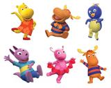 kit Display festa Mdf Backyardigans 6 Displays 22cm - X4adesivos