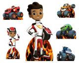 kit Display festa mdf Blaze Monster and Machine - X4adesivos