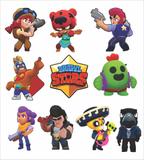 kit Display festa Mdf Brawl Stars 11 Displays 22cm - X4adesivos