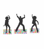 kit Display festa Mdf Discoteca 3 Displays 22cm - X4adesivos