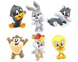 kit Display festa Mdf Looney Tunes Baby 6 Displays 22cm - X4adesivos